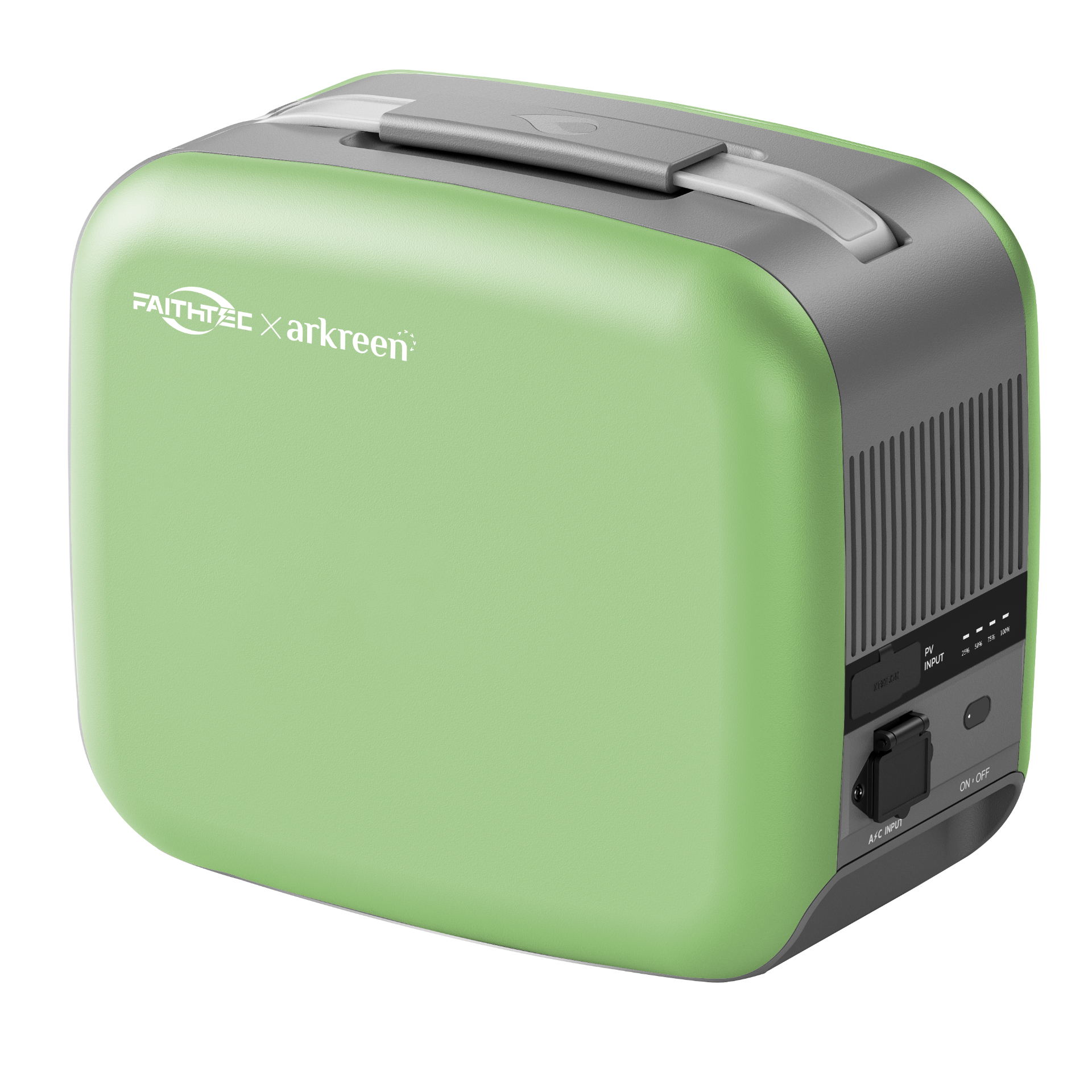 eCandle portable solar battery unit — FAITHTEC × Arkreen